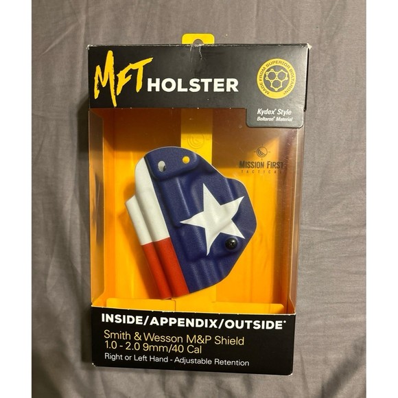 Mission First Tactical~ Smith & Wesson M&P Shield 1.0-2.0 - 9mm Kydex Holster - Picture 1 of 5